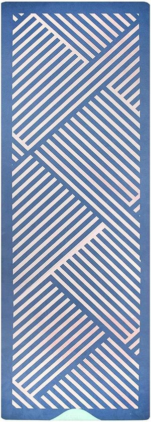 Suède yogamat voor hot yoga en pilates - luxe veganistische mat met superieure antislip grip - 183 cm x 61 cm x 3 mm