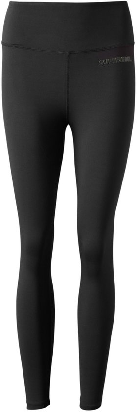 SuperRebel KATHERINE_ – Sportlegging dames – Zwart – High waist – Stretch – Ademend