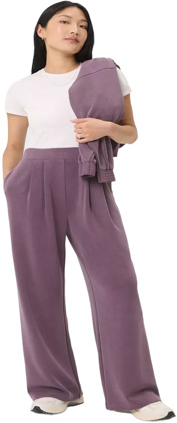 Sweaty Betty Sand Wash Wide Leg Broek PAARS - Maat M