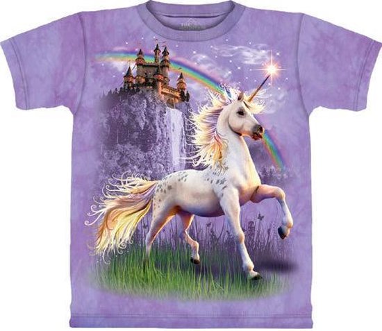 T-Shirt Mountain Artwear Unicorn Castle S - M van T