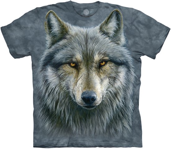 T-Shirt Mountain Artwear Warrior Wolf (S)