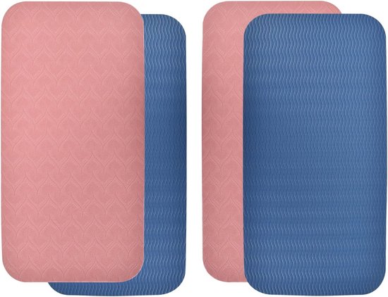 Tapis de Yoga Fitness - Genouillère Léger et Antidérapant - TPE pour Protéger de Genoux Poignets Coudes 34 * 17 * 1 CM van Merkloos
