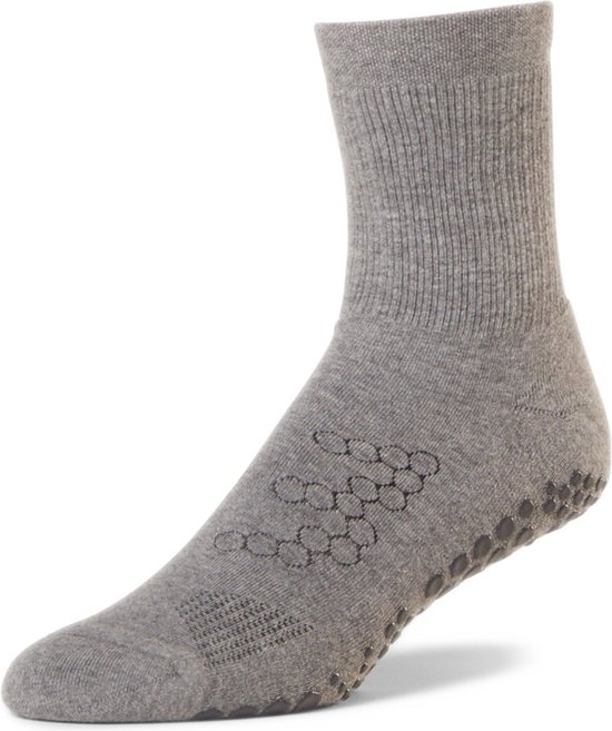 Tavi Base 33 Yoga & Pilates Crew Gripsokken - Grijs - 36-39 van Tavi Noir