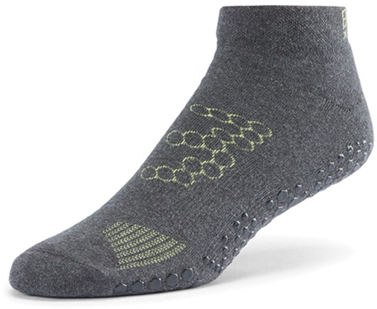 Tavi Base 33 Yoga & Pilates No-Show Gripsokken - Antraciet - 36-38