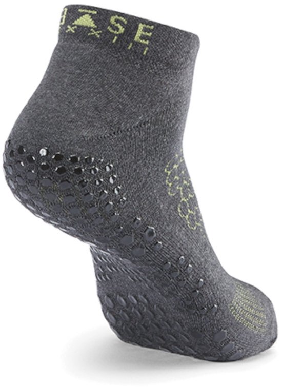 Tavi Base 33 Yoga & Pilates No-Show Gripsokken - Antraciet - 39-43 van Merkloos