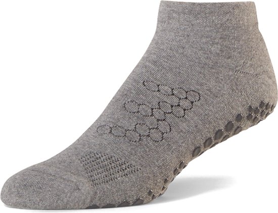 Tavi Base 33 Yoga & Pilates No-Show Gripsokken - Grijs - 39-43 van Merkloos