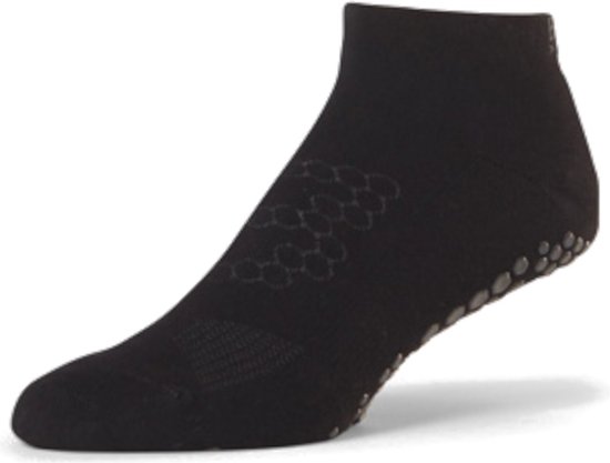 Tavi Base 33 Yoga & Pilates No-Show Gripsokken - Zwart - 43-45