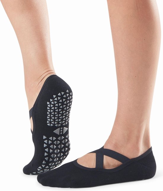 Tavi Noir Chloe- Ebony - Antislip Sokken - Zwart van Tavi Noir