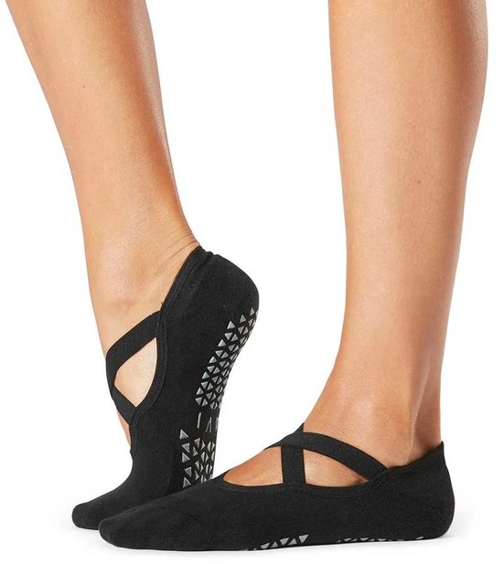 Tavi Noir Chloe - Ebony - Antislip Sokken - Zwart van Tavi Noir
