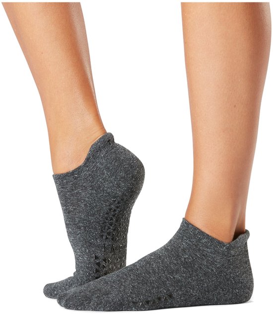 Tavi Savvy Yoga No-Show Grip Socks - Grijs - 43-45 van Merkloos