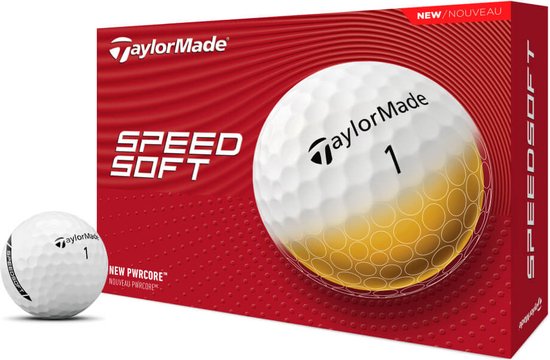TaylorMade SpeedSoft Golfballen 2024 - Wit - 12 Stuks van TaylorMade