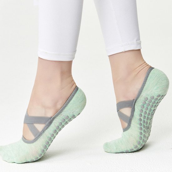 Teen sokken, sport, fitness, yoga, anti-slip slijtvast ademend van T