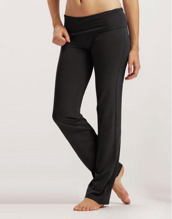 Temps Danse Apache straight pants - Dames - Yogabroek - Sportbroek - Dansbroek - Viscose - Zwart - S van Temps Danse