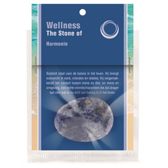 The stone of Harmonie (Sodaliet) - blauw van T
