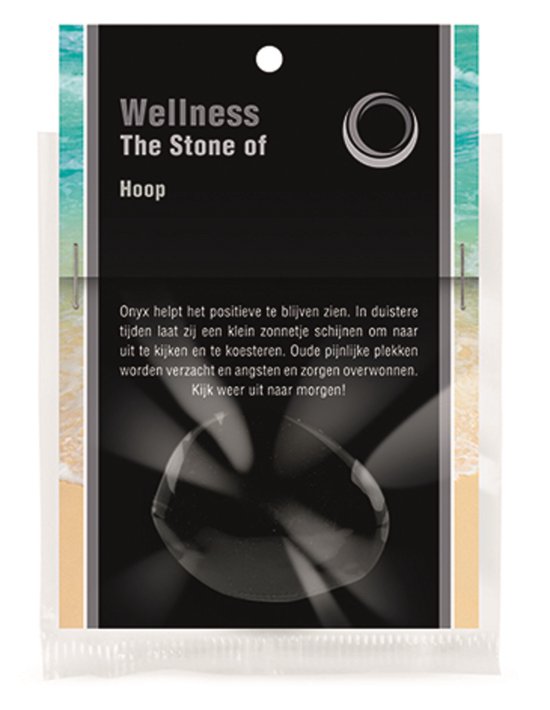 The stone of Hoop (Onyx) - zwart van T