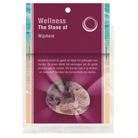 The stone of Wijsheid (Amethist) - paars van the