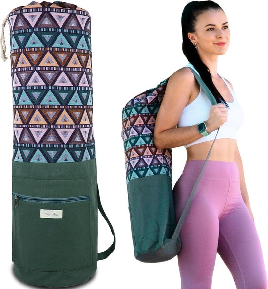 Thijox - Thermikoa Yogamat Tas voor Yoga, Pilates en Gymnastiek - Lichtgewicht, Ruim, Praktisch en Stijlvol - Ideaal voor Vrouwen - Yoga Accessoires i