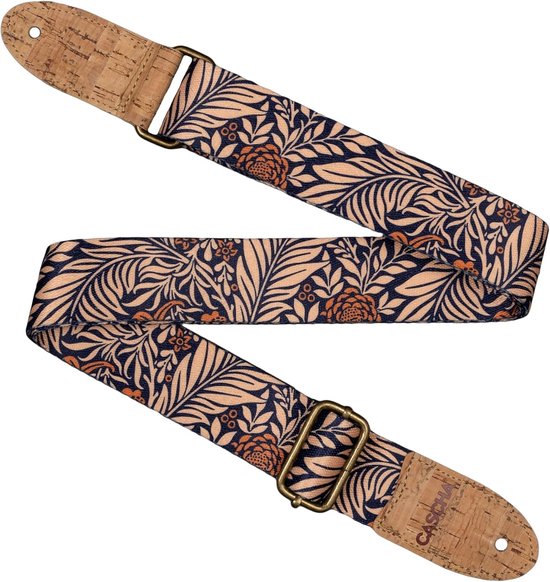 Thijox - Veganistische Ukelele Riem Midnight Jungle, Verstelbaar en Comfortabel, Duurzaam en Stijlvol, Geschikt voor Alle Ukeleles en Spelers, Milieuv