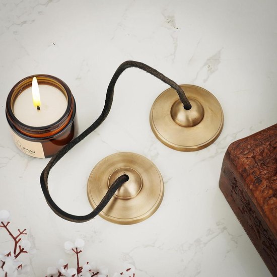 Tingsha Bekkens Klokken - Boeddhistische Meditatie Yoga Bell - Tibetaans Manjira Instrument - Spirituele Geschenken van T