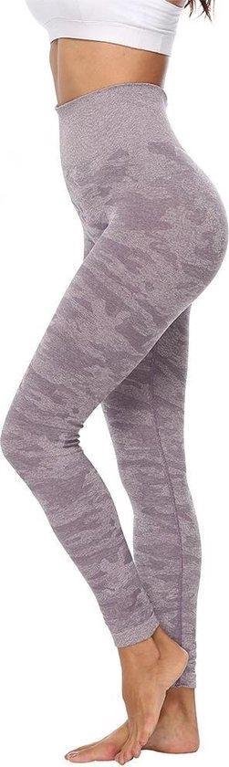 Ultimate Fit Fitnesslegging in ton sur ton print lila van Ultimate