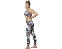 Ultimate Fit Fitnesslegging - sportlegging in bloemenprint van Ultimate