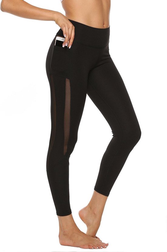 Ultimate Fit Fitnesslegging / Yogalegging met 2 mesh banen aan de zijkant van Ultimate