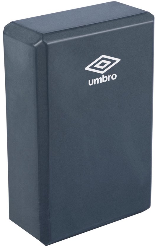Umbro Yogablok - 23 x 15 x 7,5 cm - Lichtgewicht en Duurzaam - Pilates Blok - Balans Rekoefeningen - Ondersteuning bij Yoga en Stretching - Donkergrijs van Merkloos