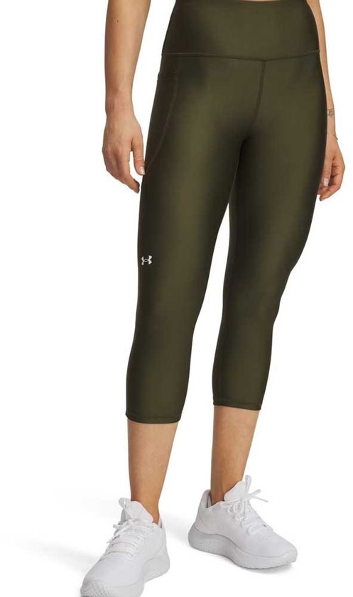 Under Armour Damen Leggings Tech Hi Capri 1365334 Green 308-L (US LG) van Merkloos