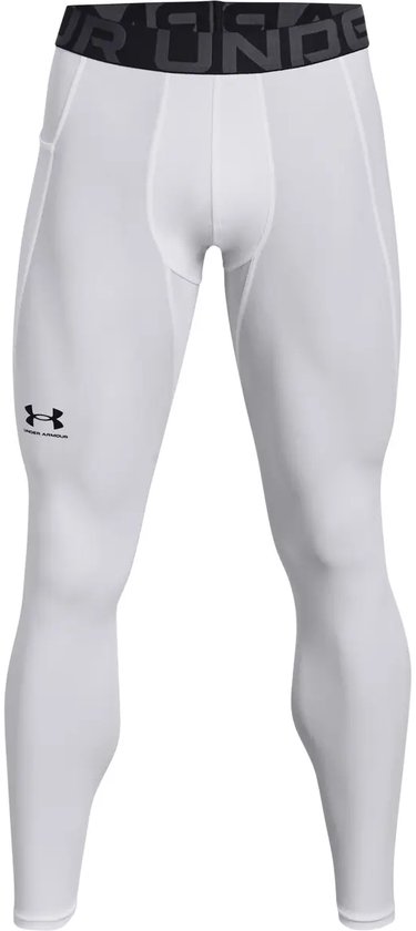 Under Armour UA Heatgear Armour Leggings Heren Sportlegging - Wit van Under Armour