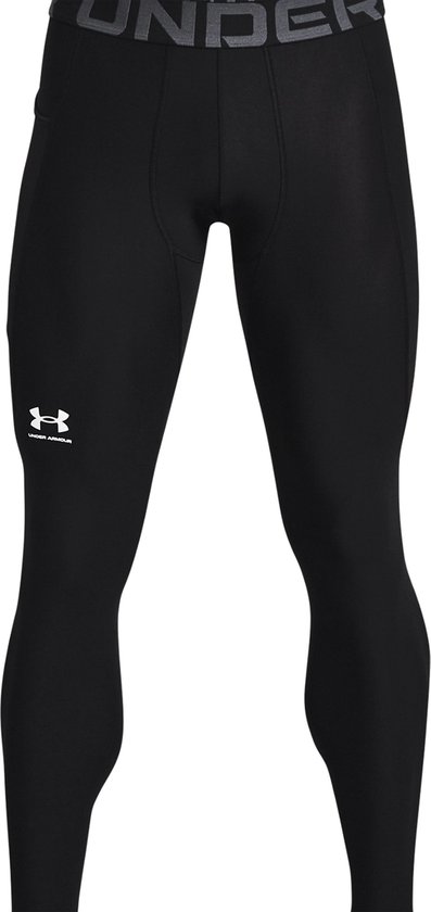 Under Armour UA HG Armour Leggings-BLK Heren Sportbroek - Zwart - Wit van Merkloos