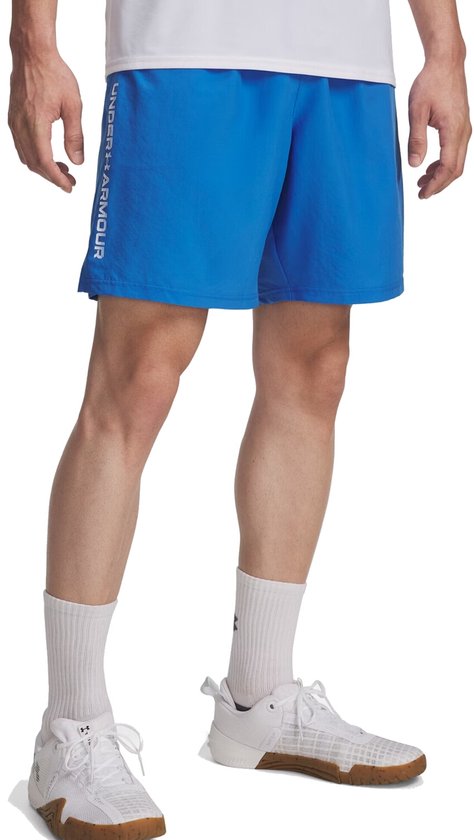 UNDER ARMOUR - ua tech woven wordmark short-blu - Sportbroek heren - Blauw
