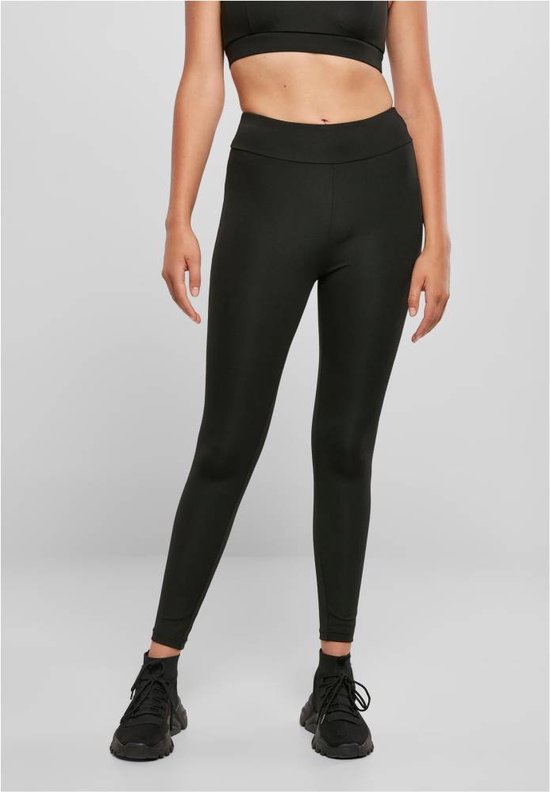 Urban Classics - Recycled High Waist Sportlegging - XS - Zwart van Urban Classics