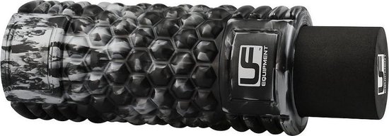 Urban Fitness 2-in-1 Massage Roller Set - Blessurepreventie - zwart van Merkloos