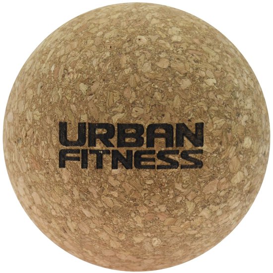 Urban Fitness massagebal kurk 8 cm - spierherstel en triggerpoint. van Merkloos