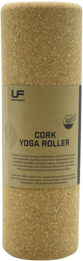 Urban Fitness yoga roller kurk massage roller 30x10cm spierherstel. van Merkloos