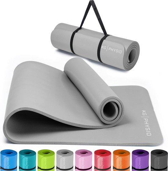 Veilige en Comfortabele Yoga- en Fitnessmat met Schouderriem - 183cm x 60cm x 8mm van LionFit