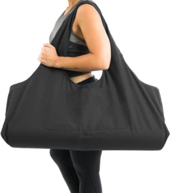Velox Yogamat tas - Yogatas groot - Yoga mat tas - Obsidiaan zwart van Velox