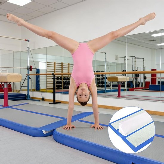 Verbindingsband voor Air Track Mat - 1 m - Ideaal voor Tumbling, Gymnastiek, Yoga en Camping Training Matten