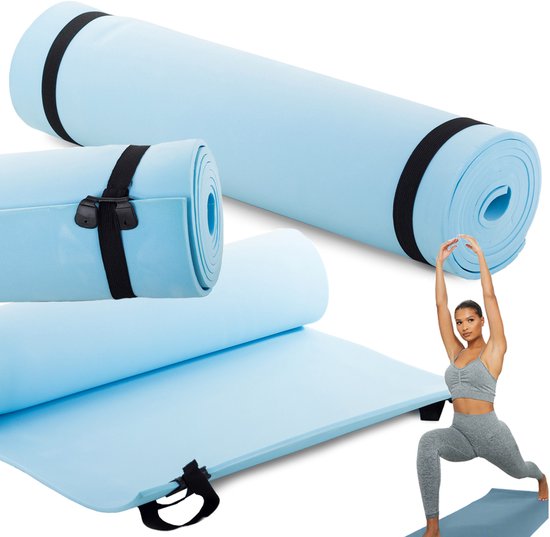 Verk Group Karimata - Yogamat - 50x180 cm - Blauwe Kleur