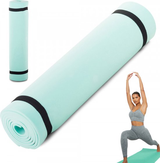 Verk Group - Yogamat - Sportmat - Fitnessmat - Groen - Gemaakt van hoogwaardige materialen van Verk Group