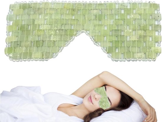Verkoelend Jade Oogmasker voor Ontspanning en Oogverzorging