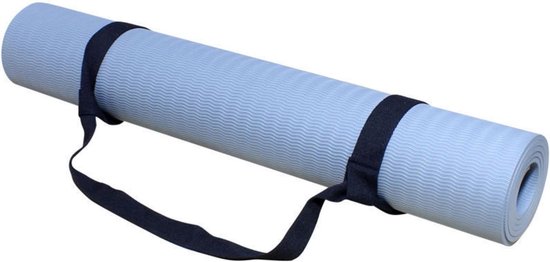 Verstelbare Draagriem voor Yogamatten van Katoen - Geschikt voor Pilates, Stretching en Fitnessoefeningen Buiten