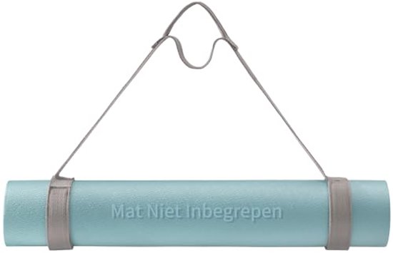 Verstelbare Yogamat Draagriem met Klittebandsluiting - Ideaal voor het Opbergen en Draaggemak van Alle Maten Yogamatten