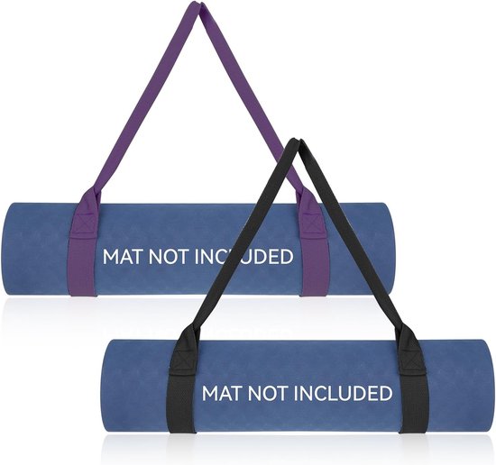 Verstelbare yogamatriem voor het dragen en opbergen van yogamatten, geschikt voor alle maten, ideaal voor sport en fitness