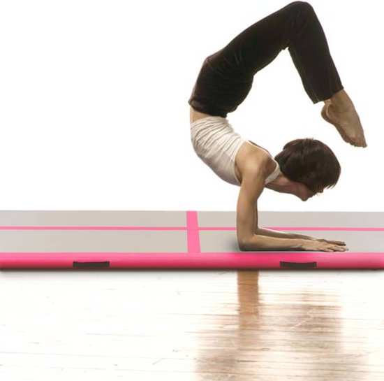 vidaXL Gymnastiekmat - 500x100x10 cm - Inclusief pomp van Merkloos