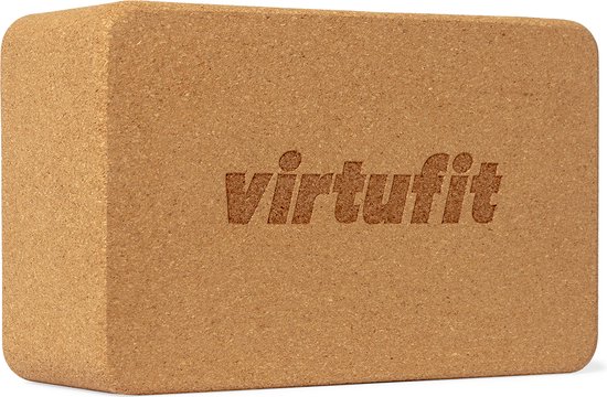 VirtuFit Premium Kurk Yoga Blok - 100% Ecologisch van Merkloos