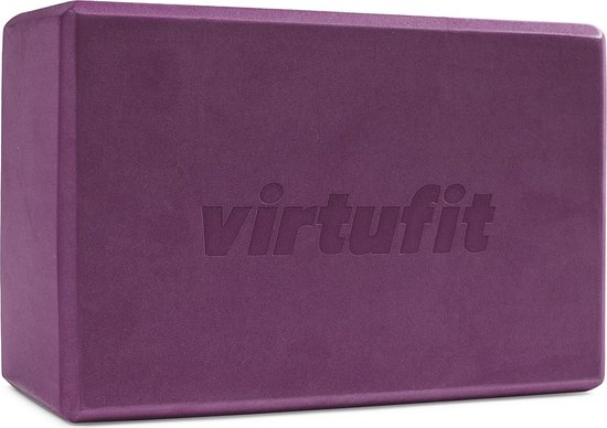 VirtuFit Premium Yoga Blok - Anti-slip - EVA Foam - Mulberry van VirtuFit