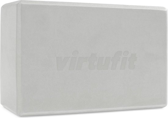 VirtuFit Premium Yoga Blok - Anti-slip - EVA Foam - Natural Grey van Merkloos