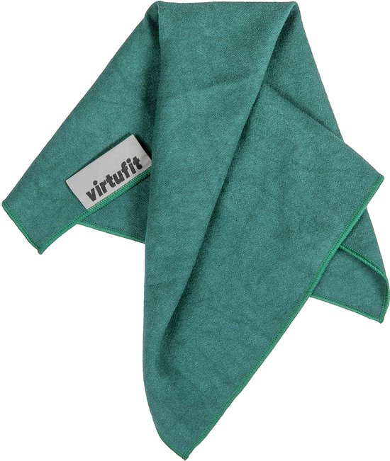 VirtuFit Premium Yoga Handdoek - Absorberend - Microvezel - 76 x 51 cm - Ocean Green van Merkloos