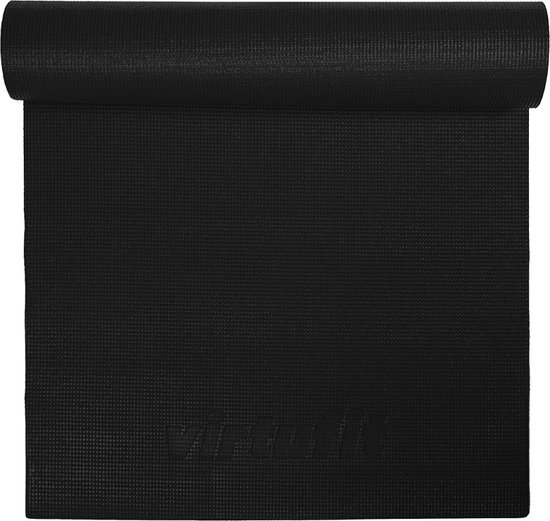 VirtuFit Premium Yoga Mat - Anti-slip - Dik (4 mm) - 183 x 61 x 0,4 cm - Onyx Black van VirtuFit